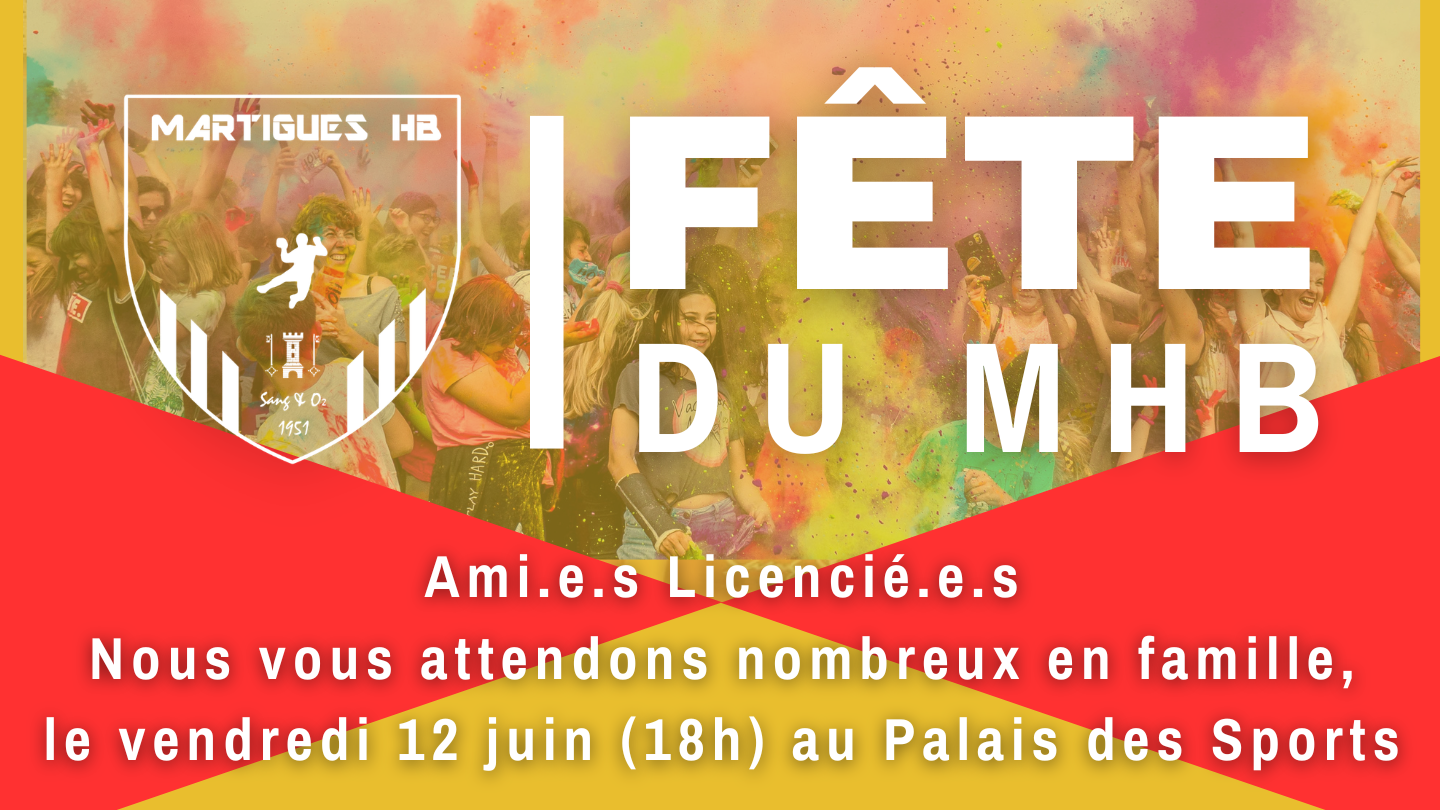 Fête du club le 12 juin !