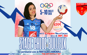 Inscrivez-vous : Stage Chloé Bulleux, vice-championne olympique