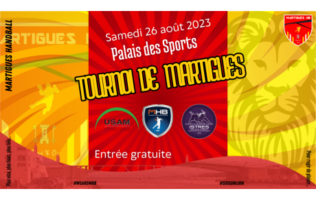 N1 : Tournoi de Martigues le 26 août