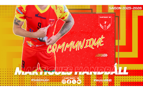 Martigues Handball : Communiqué de presse
